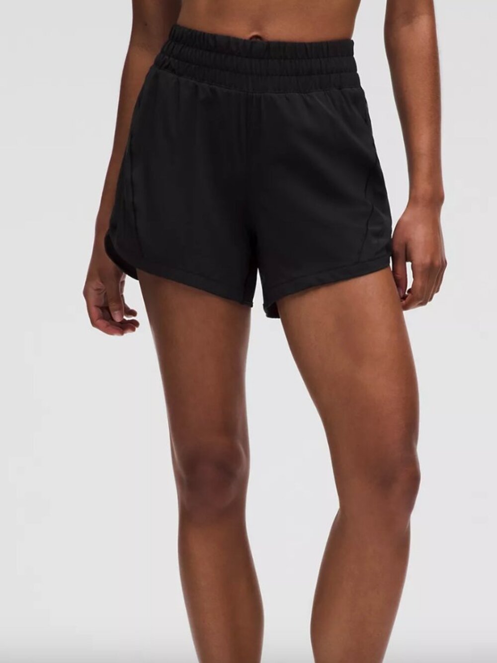 Track That High-Rise Lined Short 5" size 4 great condition